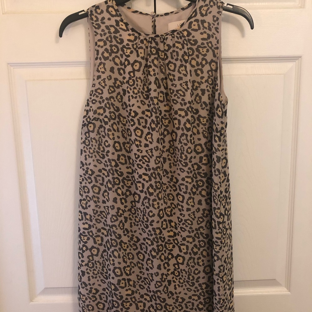 Loft Leopard-print Shift Dress